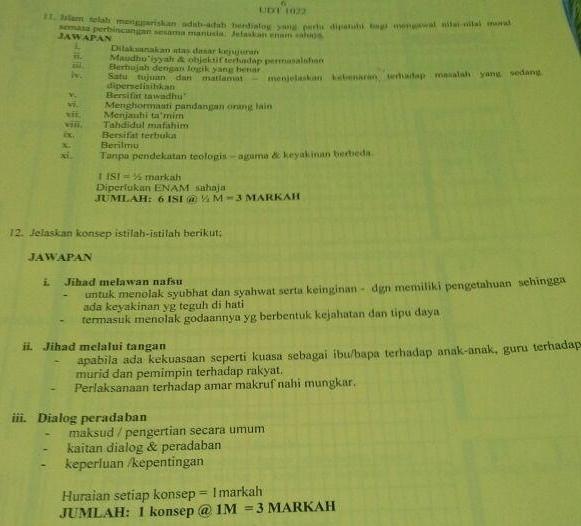 Contoh Soalan Titas Dan Jawapan Oum - Soalan 0