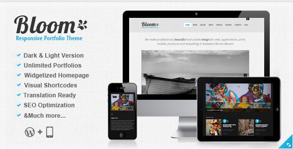 Bloom WordPress Theme Free Download by ThemeForest.
