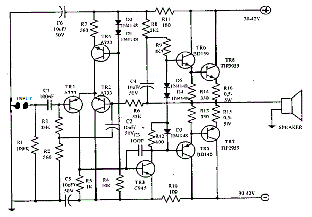  Berbagi ilmu Rangkaian Amp OCL 150 Watt