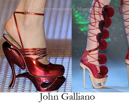 Екстравагантни обувки John Galliano