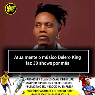 Atualmente o músico Delero King faz 30 shows por mês