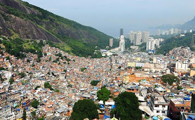 Vista da comunidade da Rocinha