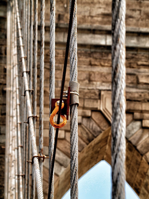 Cable Close Up, Brooklyn Bridge, New York, NY,  #brooklynbridge