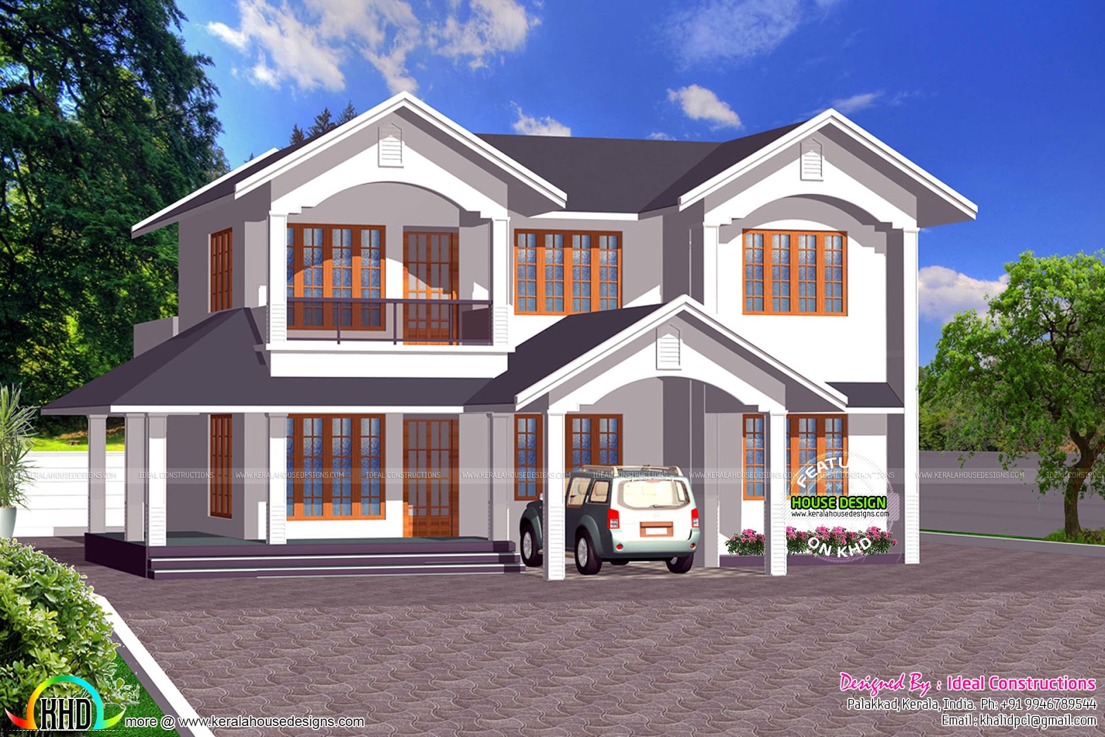 Typical 4 Bedroom 2300 Sq Ft Kerala Home Kerala Home Design And Floor Plans 8000 Houses