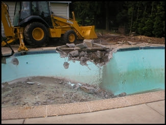 Peoria Area Swimming Pool Removal