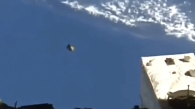 Closer look at the ISS live feed cameras UFO.