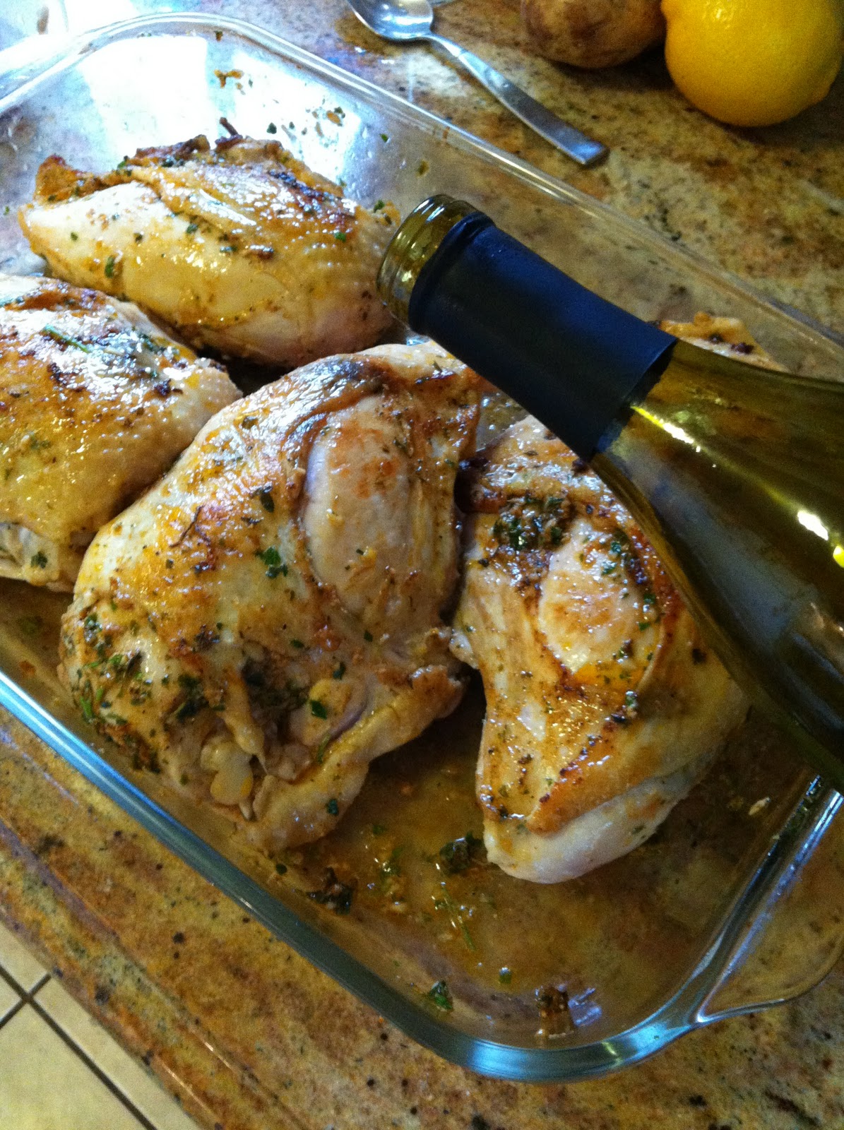 She so hungry...: Roasted Herbed Chicken Breast
