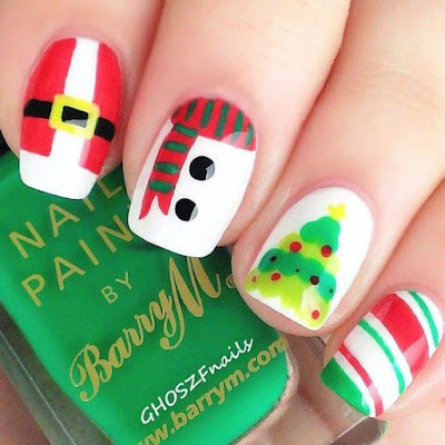 Descubre las Tendencias en Diseños de Uñas para Navidad 2023 ✨🎄