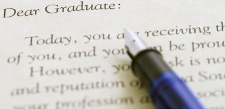 A letter to the graduates