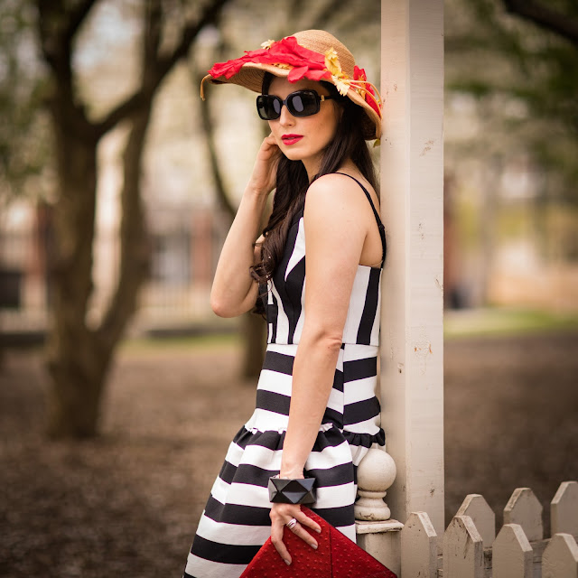 striped dress