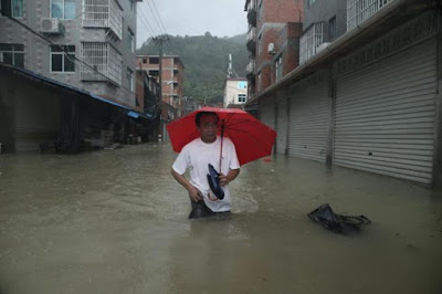 Tifón Soudelor causa inundaciones en el Sur de China