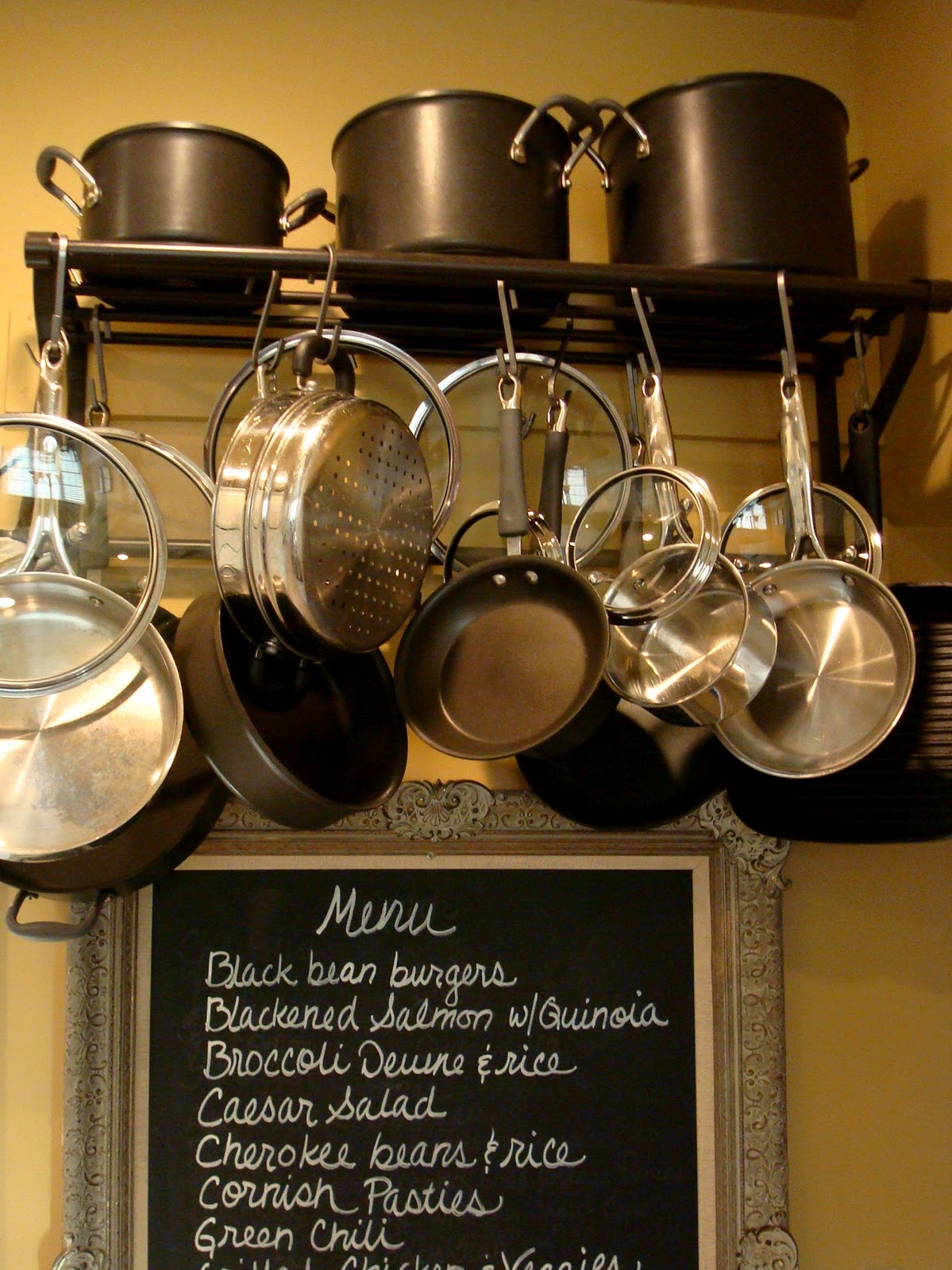 Rustchic: Cheap Pot Rack