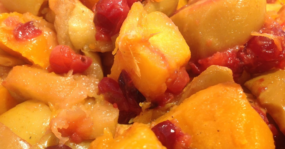 Gluten Free A-Z : Paleo Butternut Apple Cranberry Bake