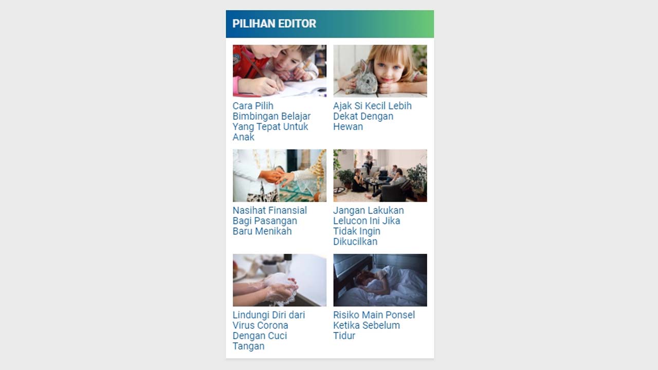 Related Posts Blogger Support HTML5, HTTPS, dan Gambar Pihak Ketiga