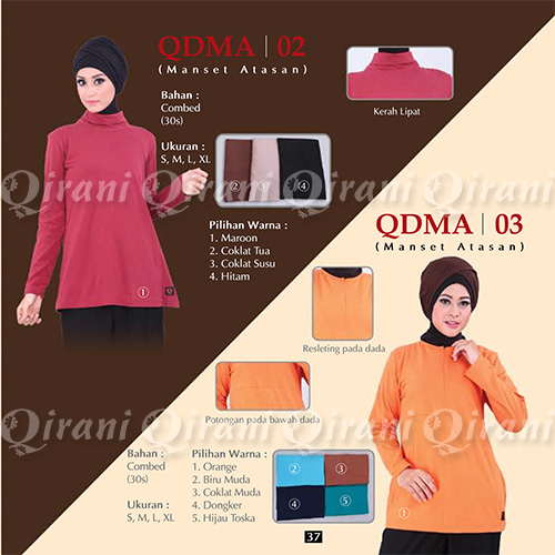 Dan z Rumah Muslim Semarang QIRANI MANSET  GAMIS KAOS 