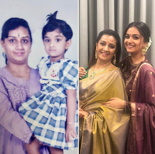 Keerthy Suresh Wishing Happy Mothers Day to Her Mother