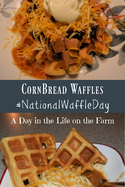 corn bread waffles pin