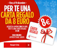 Promozioni Lafeltrinelli: Carta regalo da otto euro tra il 14.12.16 e il 19.12.16!