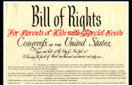 A Bill of Rights For Parents of Kids With Special Needs