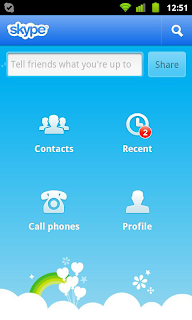 skype pour Samsung Galaxy 551