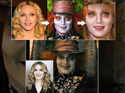 Madonna Does The Mad Hatter - Or Is It The Other Way Around?
