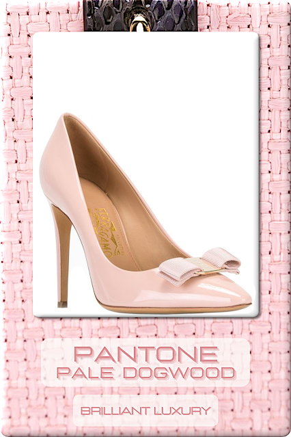 ♦Pantone Fashion Color Pale Dogwood #pantone #fashioncolor #pink #shoes #bags #brilliantluxury