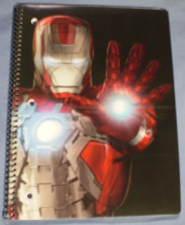 Front cover of Iron Man 2 Blaster notebook