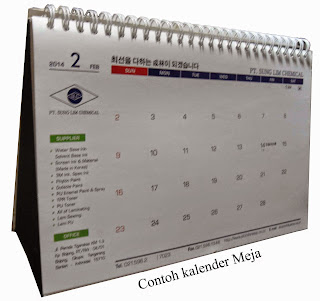 Kalender Meja