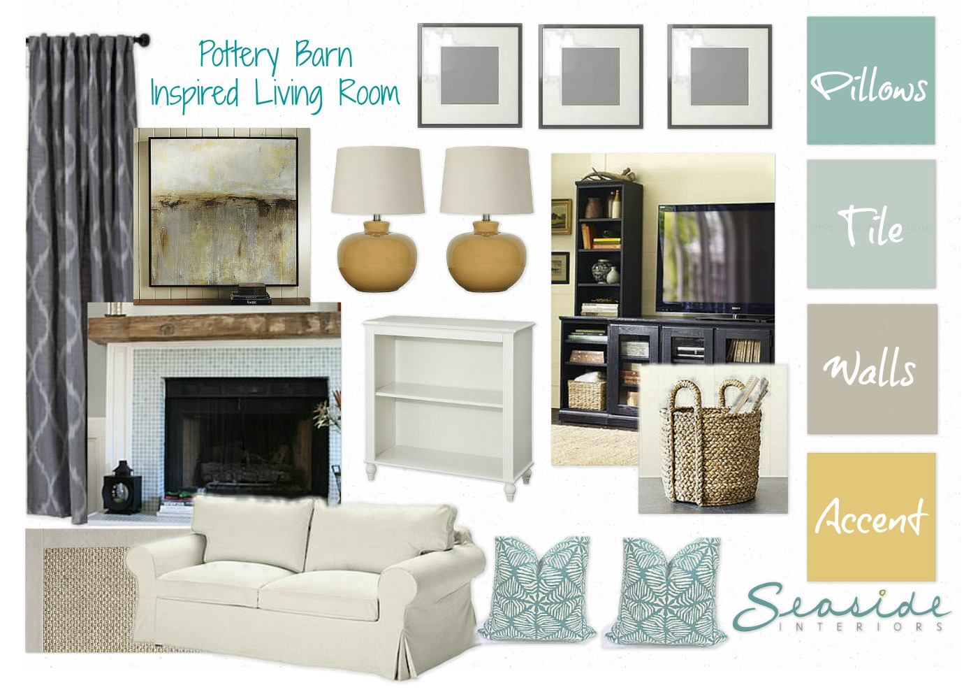 Seaside Interiors: Pottery Barn and Ballard Designs on a Target Budget