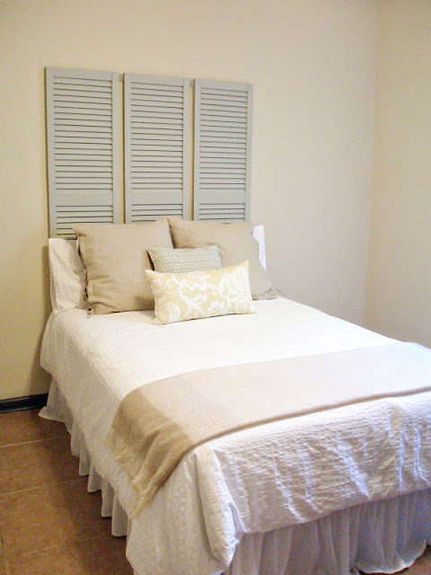 Shutter Headboard DIY