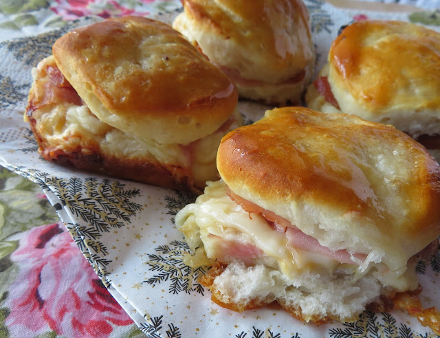 Honey Ham Biscuit Sliders