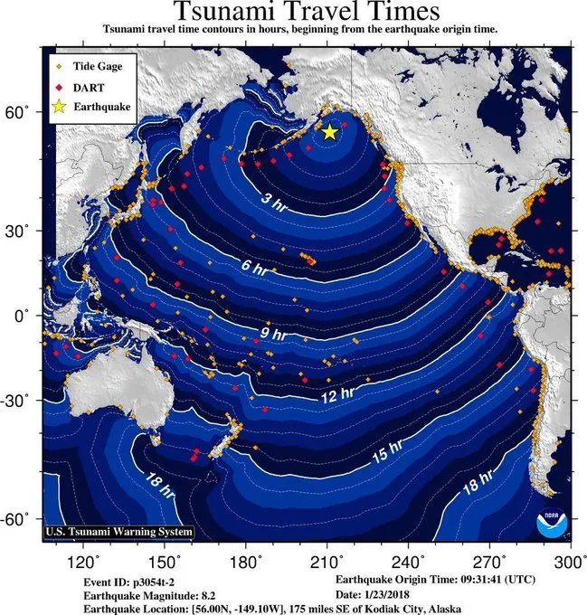 In Alaska, an earthquake of magnitude 7.9 (2)