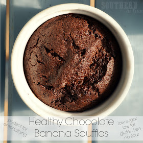 Healthy Gluten Free Chocolate Banana Souffle Recipe 