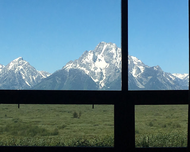 View from Jackson Lake Visitors' Center