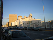 View of Cadiz church from the boardwalk. (cadiz)