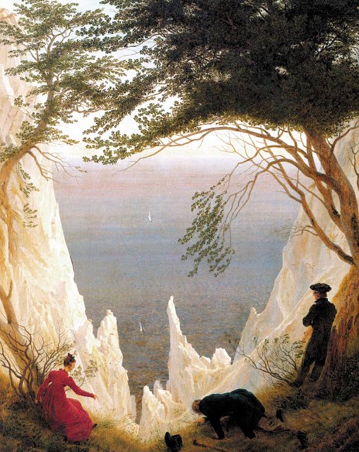 Chalk Cliffs on Rügen Caspar David Friedrich c. 1818