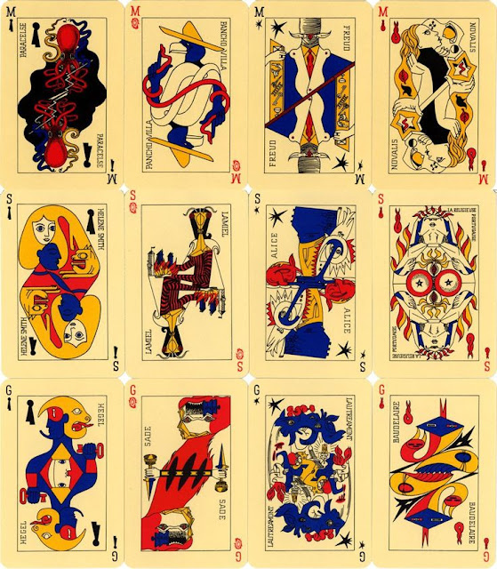 Cartas de Tarot surrealistas