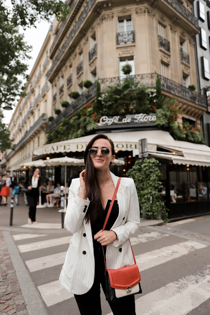 Alicia Mara at Café de Flore in Paris