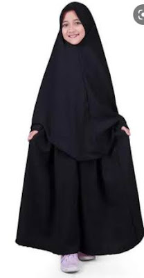 gamis syari anak di shopee