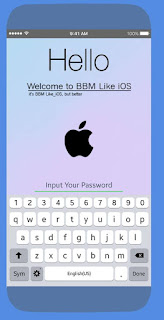 BBM MOD iPhone Style iOS Versi Terbaru v3.3.1.21 APK
