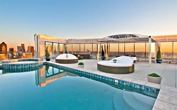 15 Rooftop swimming pools by www.homado.com