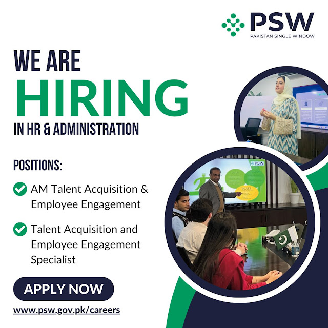 Pakistan Single Window PSW Latest Jobs in Pakistan April 2024