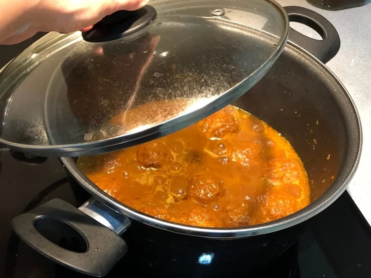 Albóndigas con castañas