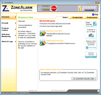 ZoneAlarm Free 9.2.105.000