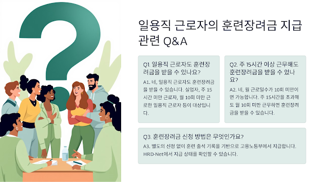 실업자·일용직 근로자를 위한 내일배움카드, 훈련장려금 신청 방법은