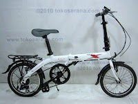 16 Inch Fold-X Sakura 7005 Alumunium Alloy Folding Bike