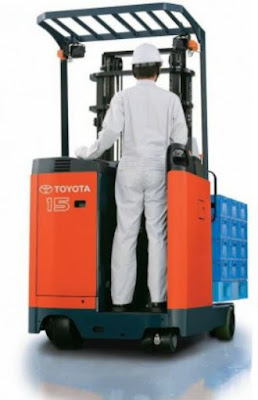 Xe nâng kho hẹp Toyota reach truck