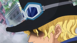 ワンピースアニメ ドレスローザ編 699話 サボ かっこいい SABO | ONE PIECE Episode 699