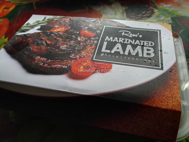 delivery marinated lamb (kambing perap) Putrajaya