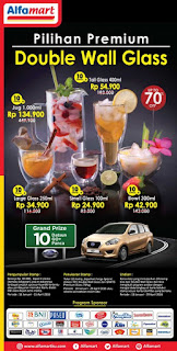  Info Undian - Koleksi Double Wall Glass di Alfamart Berhadiah 10 Datsun Go